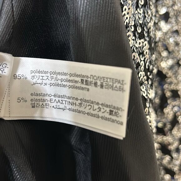 Zara Black and White Textured Blazer - Picture 7 of 8